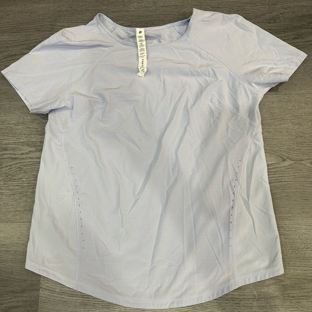 Lululemon Lightweight Stretch Run Short Sleeve pastel blue